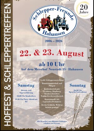 Schlepperfest 2026