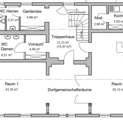 Bild vergr&ouml;&szlig;ern: DGH Neuwallmoden - Grundriss